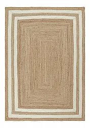 Tapis chanvre - Jessore (nature/blanc)