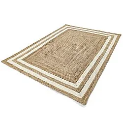 Tapis chanvre - Jessore (nature/blanc)