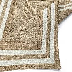 Tapis chanvre - Jessore (nature/blanc)