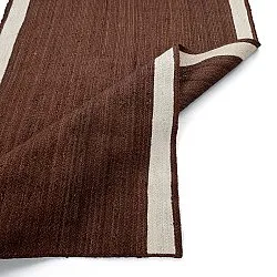 Tapis chanvre - Senaki (marron/blanc)