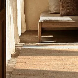 Tapis chanvre - Senaki (nature/blanc)