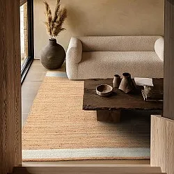 Tapis chanvre - Senaki (nature/blanc)