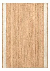 Tapis chanvre - Senaki (nature/blanc)