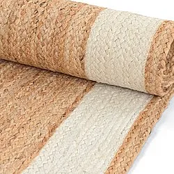 Tapis chanvre - Senaki (nature/blanc)