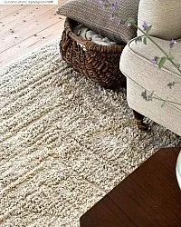 Tapis à poils longs - Kendra Natural Cotton Shaggy (naturel)