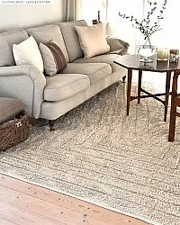 Tapis à poils longs - Kendra Natural Cotton Shaggy (naturel)