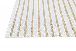 Tapis en plastique - Kensington (beige/blanc)
