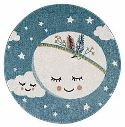 Tapis pour enfants - Ciel nocturne Rond (multicolore)