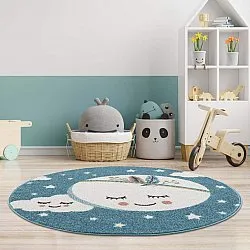 Tapis pour enfants - Ciel nocturne Rond (multicolore)