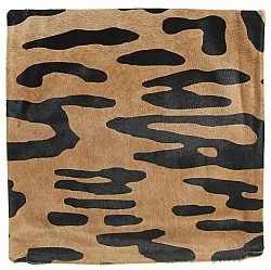 Housse de coussin en cuir bovin 45 x 45 cm