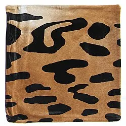 Housse de coussin en cuir bovin 45 x 45 cm
