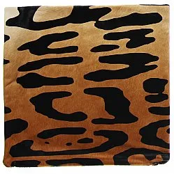 Housse de coussin en cuir bovin 45 x 45 cm