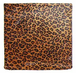 Housse de coussin en cuir bovin 45 x 45 cm