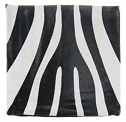 Housse de coussin en cuir bovin 45 x 45 cm