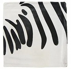 Housse de coussin en cuir bovin 45 x 45 cm