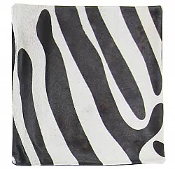 Housse de coussin en cuir bovin 45 x 45 cm