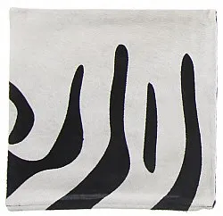 Housse de coussin en cuir bovin 45 x 45 cm