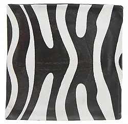 Housse de coussin en cuir bovin 45 x 45 cm