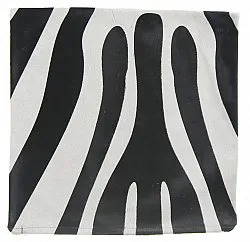 Housse de coussin en cuir bovin 45 x 45 cm