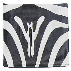 Housse de coussin en cuir bovin 45 x 45 cm