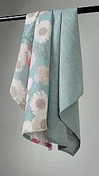 Torchon 2 unités - Serena (turquoise/rose)