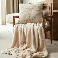 Housse de coussin - Aranga Super Soft (beige)