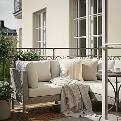 Housse de coussin - Augustina (blanc cassé)