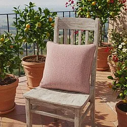 Housse de coussin - Denisa Fishbone (rouge/blanc)