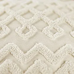 Housse de coussin - Doria (blanc cassé)