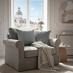 Housse de coussin - Luana (gris)