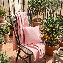Taie d'oreiller - Nalani cotton cushion cover (rose)
