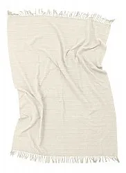Couvertures - Nalani cotton throw (crème)