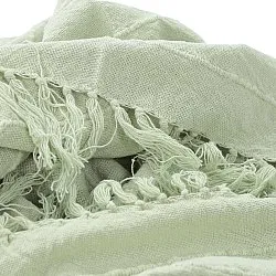 Couvertures - Nalani cotton throw (vert clair)