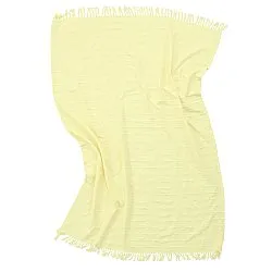 Couvertures - Nalani cotton throw (jaune clair)