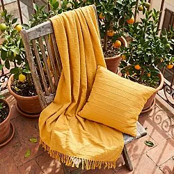 Couvertures - Nalani cotton throw (orange)