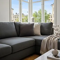 Housse de coussin - Vanja (noir)