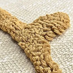 Housse de coussin - Vine (blanc/jaune)
