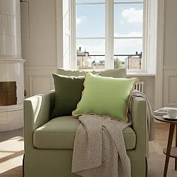 Housse de coussin - Yrsa (vert)
