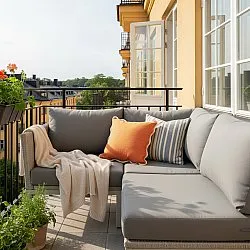 Housse de coussin - Yrsa (rouille)