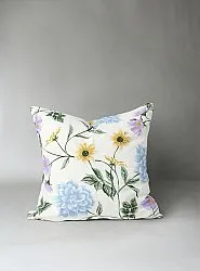 Housse de coussin - Dahlia (bleu)