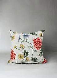 Housse de coussin - Dahlia (rouge)