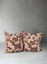 Housse de coussin lot de 2 - Leonora (rouge)