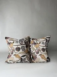 Housse de coussin lot de 2 Lise (marron)