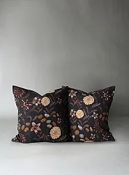 Housse de coussin lot de 2 Lotten (gris foncé)