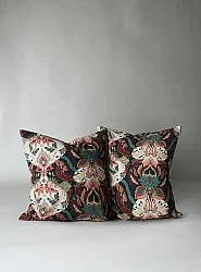 Housse de coussin lot de 2 Paula (bleu/multicolore)