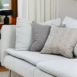 Housse de coussin lot de 2 - Lilja (gris)