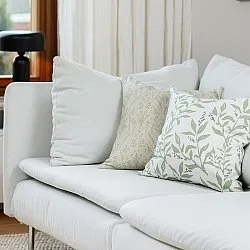 Housse de coussin lot de 2 - Minna (vert)