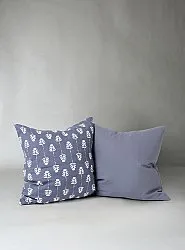 Housse de coussin lot de 2 - Sari (bleu)