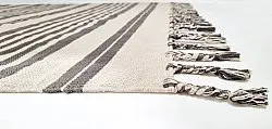 Tapis en coton - Lehi (gris)