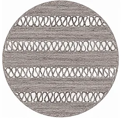 Tapis rond - Levie (gris)